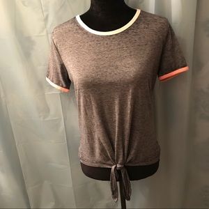 Pink Rose Medium Tie Front